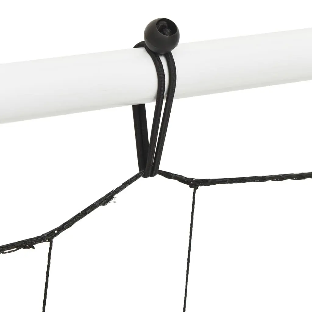 Football Net Rebounder Training Aid Soccer Goal Rebound Practice 184 x 61 x 123 cm White