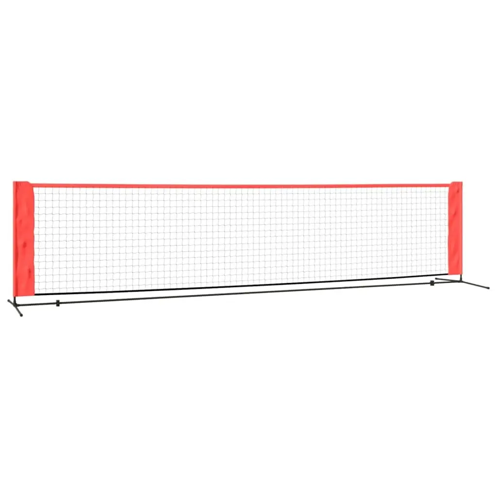 Tennis Net Portable Training Equipment 400cm Black Red