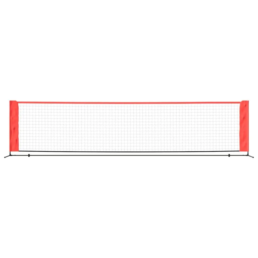 Tennis Net Portable Training Equipment 400cm Black Red