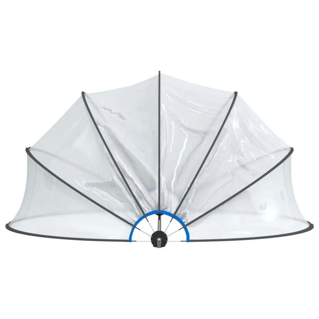 Pool Dome Shelter Cover Transparent 376x188 cm PVC