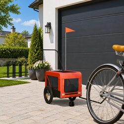Comfortable Pet Bike Trailer for Small Dogs - Safe & Reliable
