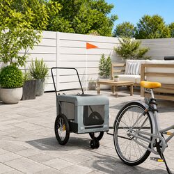 Reliable Pet Bike Trailer with Safety Features for Pets