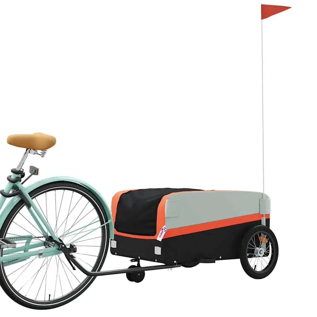 Bicycle Cargo Trailer with Safety Flag