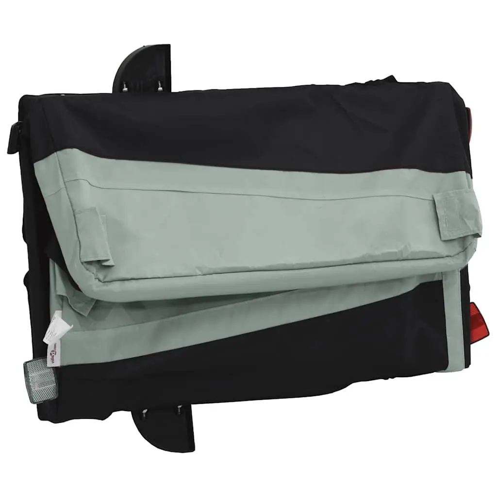 Bike Trailer Cargo Hauling 45kg Load Capacity Grey Iron