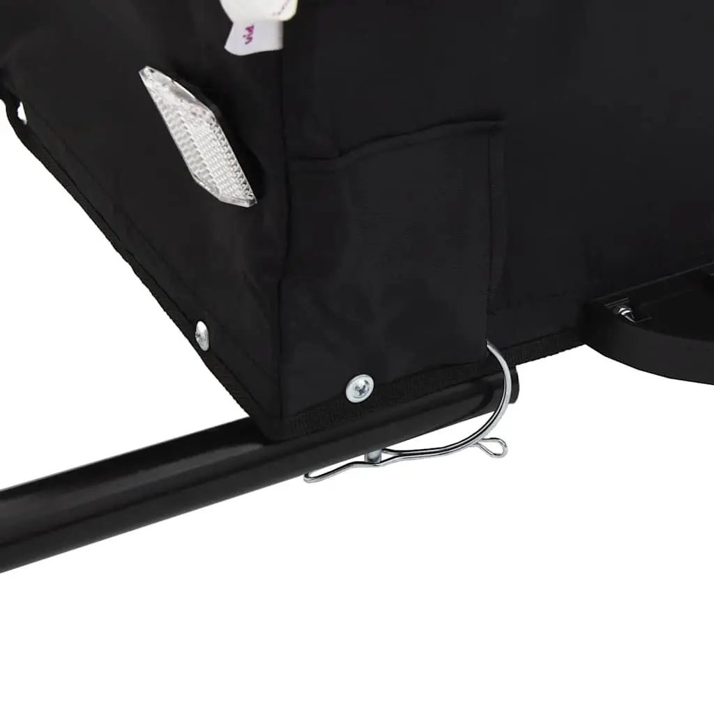 Bike Trailer Heavy Duty Cargo Cart 45kg Load Capacity Iron Frame Blue