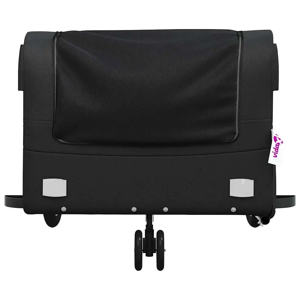 Bike Trailer Cargo Cart Hauling Heavy Goods 45kg Black