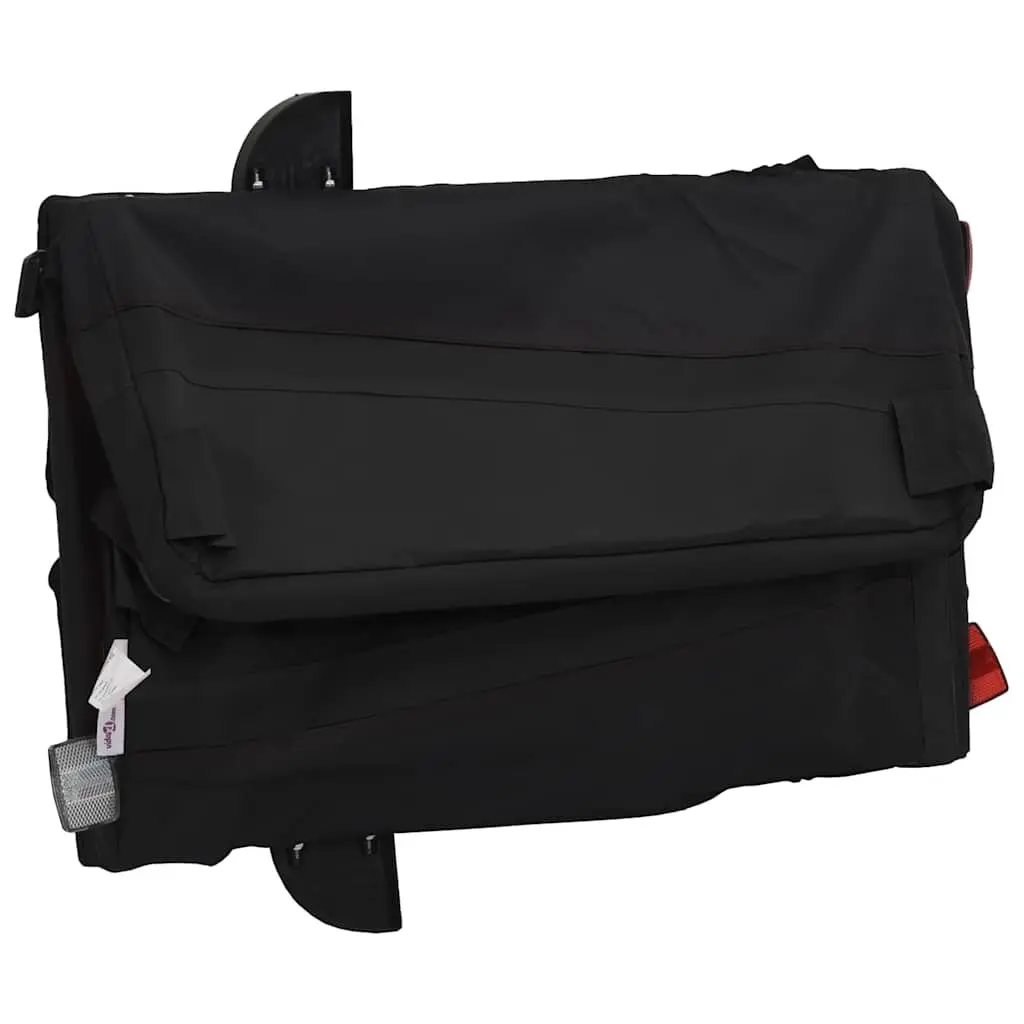 Bike Trailer Cargo Cart Hauling Heavy Goods 45kg Black