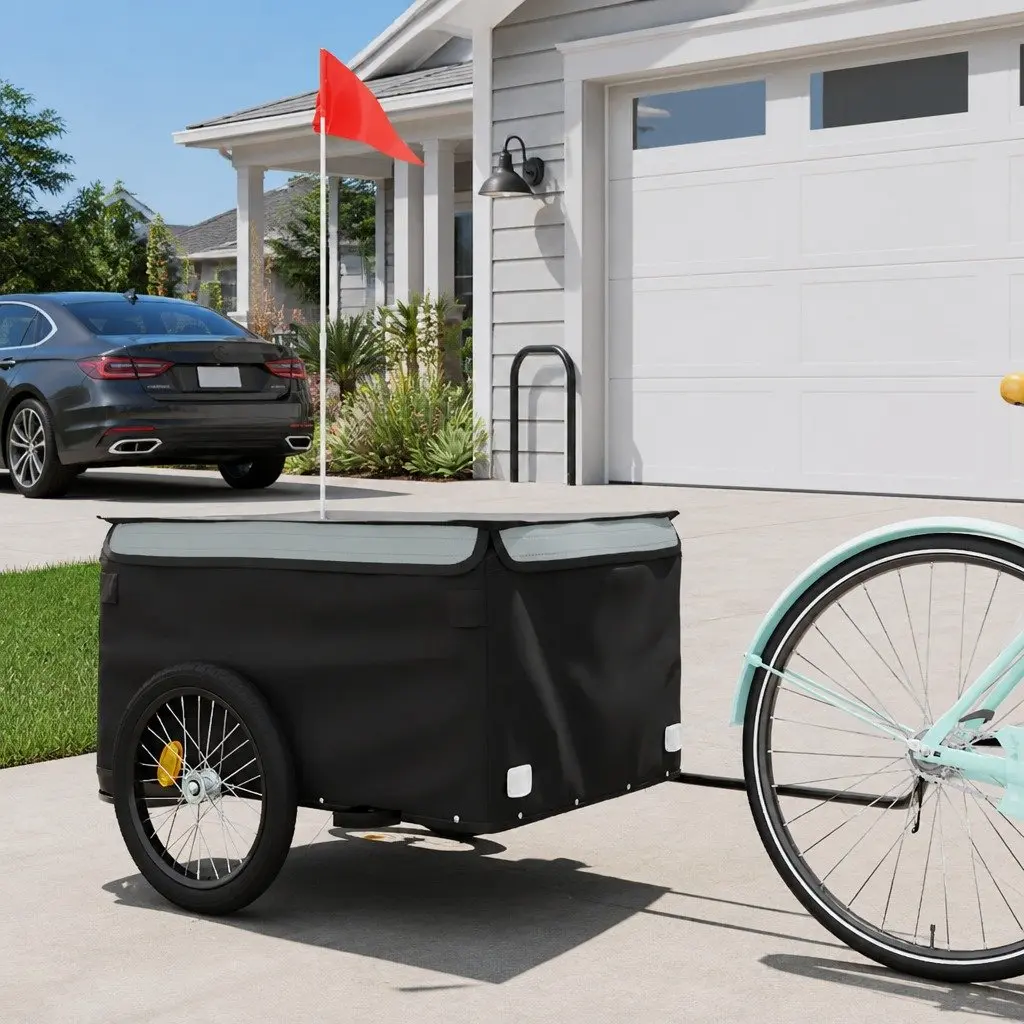 Iron Bike Trailer with 45kg Load Capacity