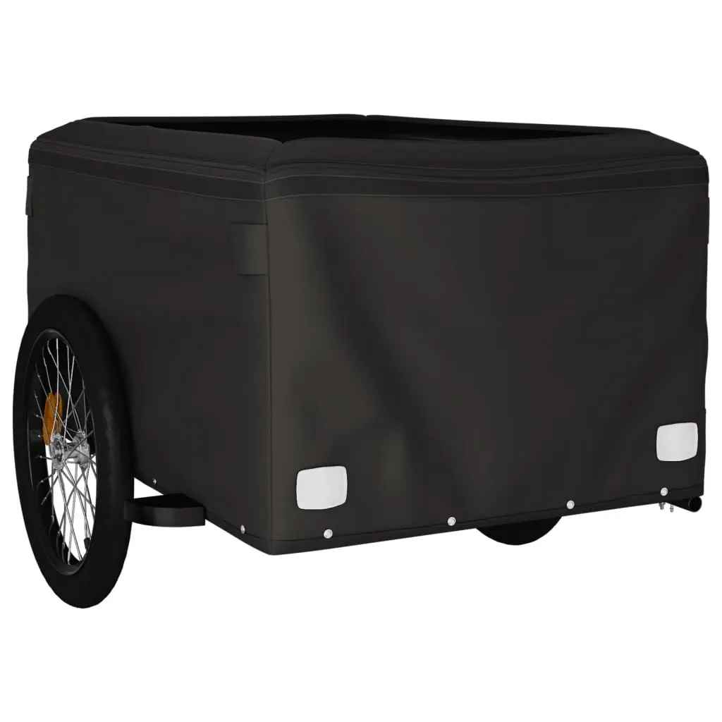 Bike Trailer Cargo Cart Heavy Duty Transport 45kg Capacity Blue