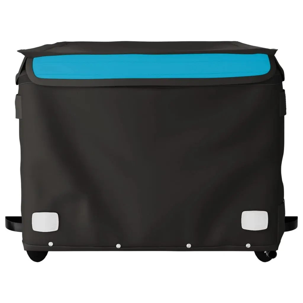 Bike Trailer Cargo Cart Heavy Duty Transport 45kg Capacity Blue
