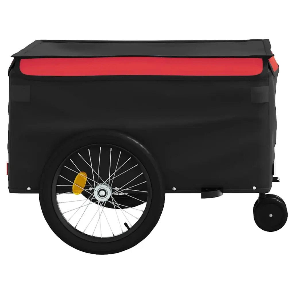 Bicycle Cargo Trailer Heavy Duty 45kg Load Capacity Red