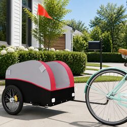 Red Iron Bike Trailer: Value and Practicality Combined