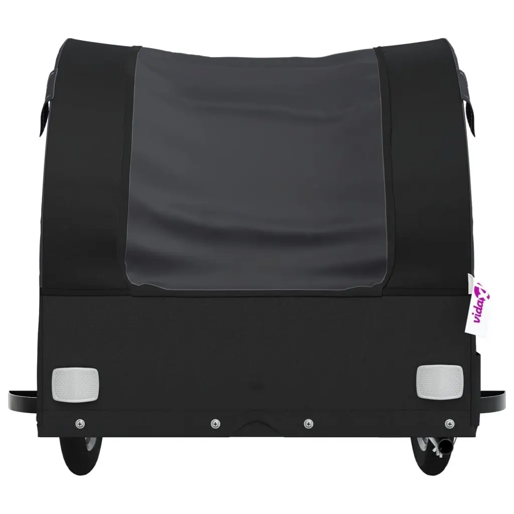 Bike Trailer Heavy Duty Cargo Cart 45kg Black