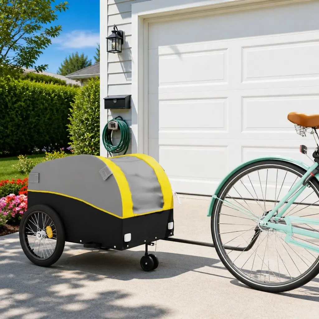 Bike Trailer with 45 kg Capacity and Safety Flag