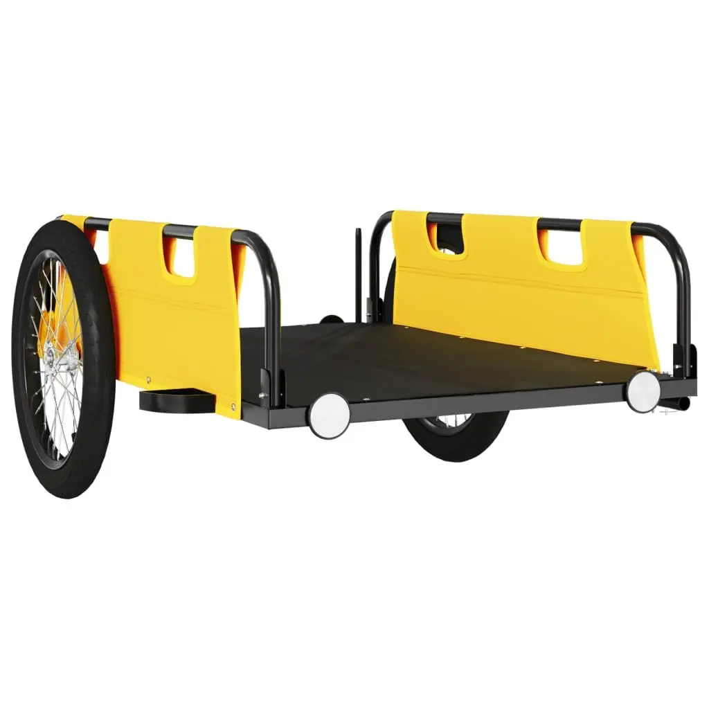 Yellow Bike Trailer with Sturdy Construction