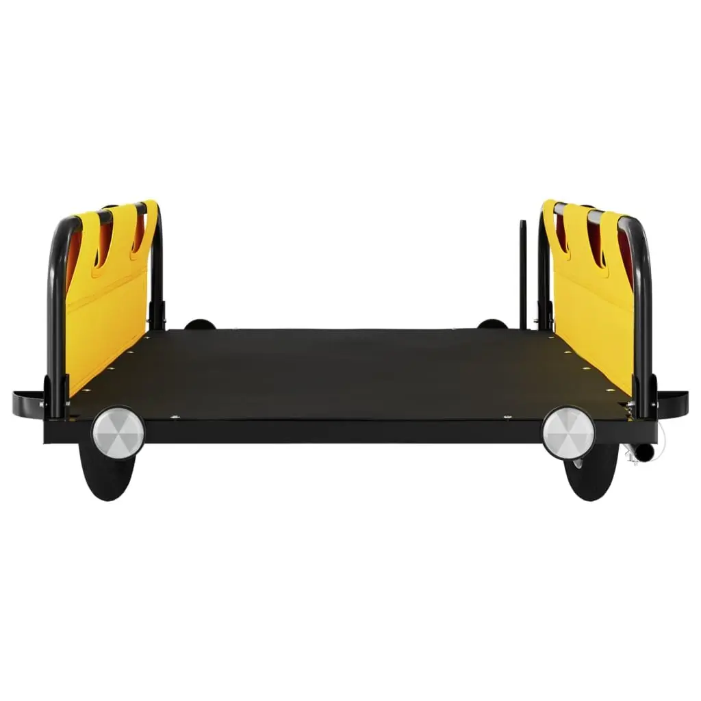 Yellow Bike Trailer with Sturdy Construction