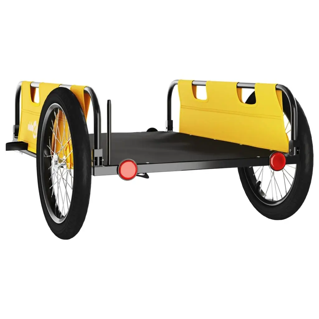 Yellow Bike Trailer with Sturdy Construction