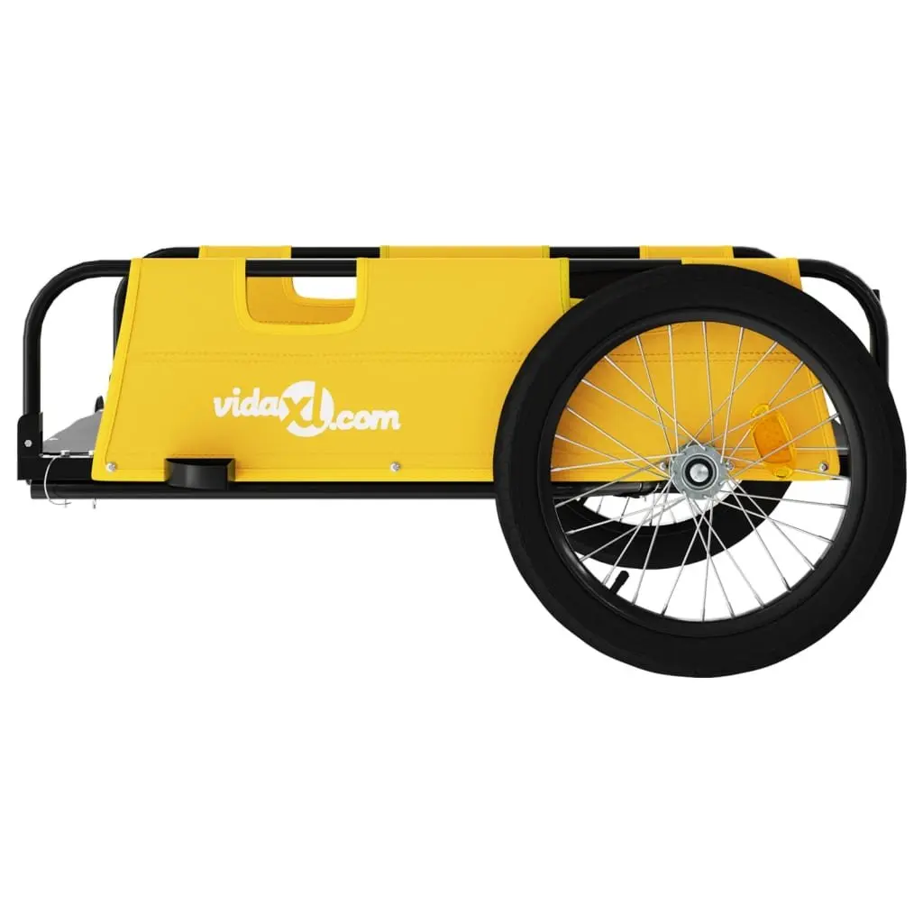 Yellow Bike Trailer with Sturdy Construction