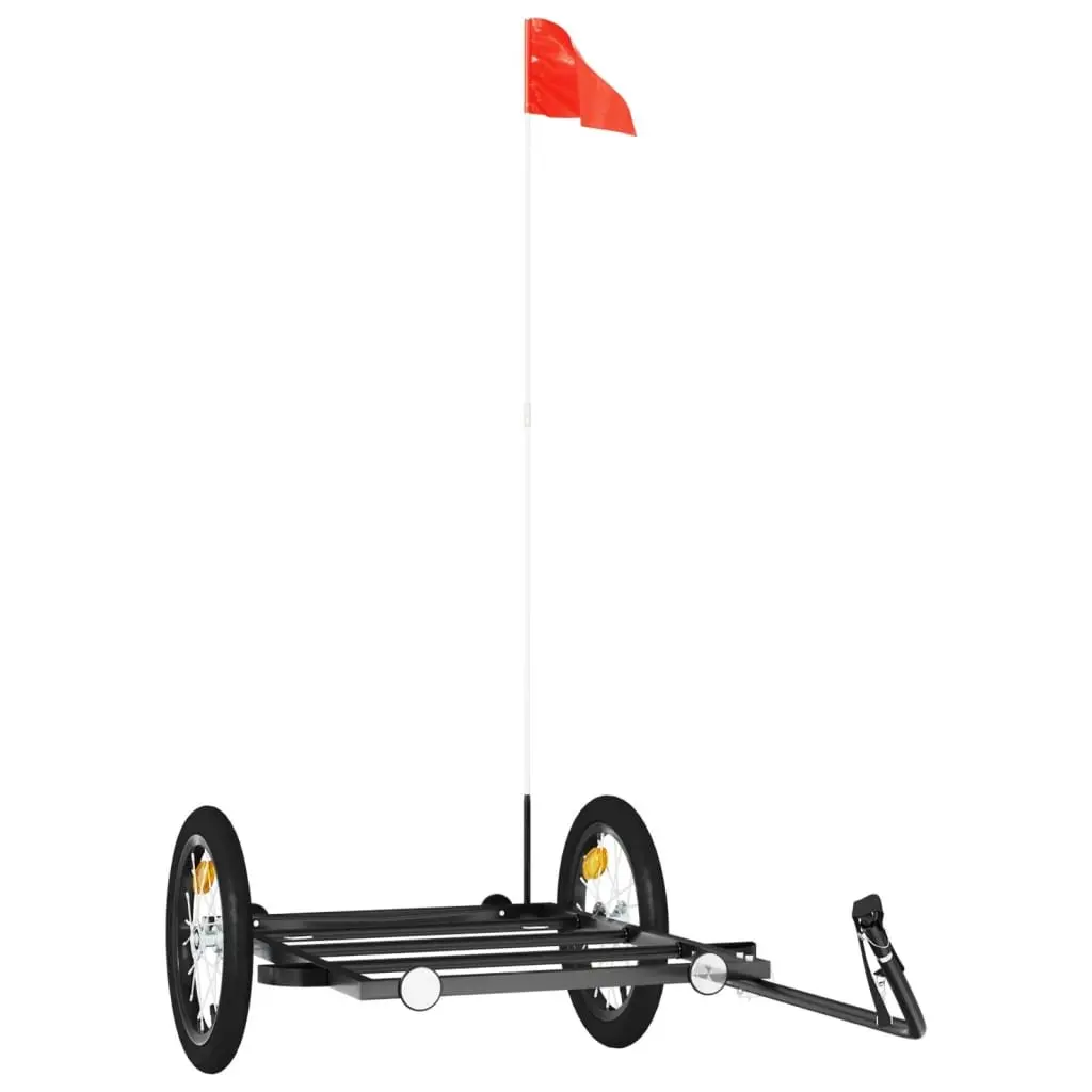 Black Iron Bike Trailer for Heavy Loads