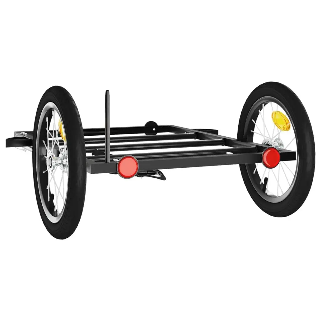 Black Iron Bike Trailer for Heavy Loads