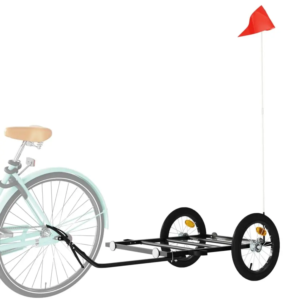 Black Iron Bike Trailer for Heavy Loads