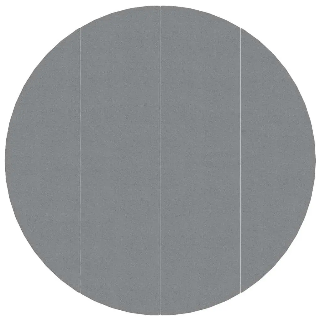 Pool Ground Cloth Protection Ø428cm Grey Polyester Geotextile Liner Cushioning