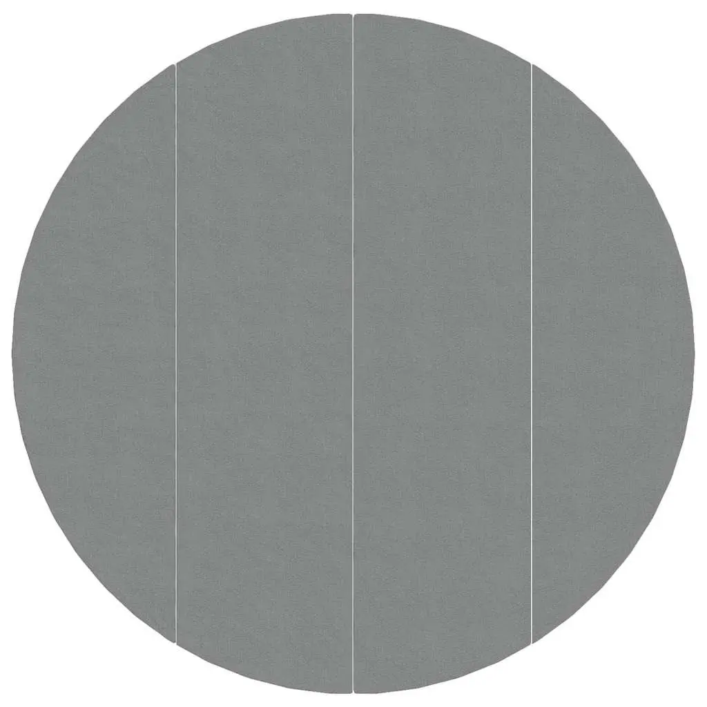 Pool Ground Cloth Light Grey Circular Ø500 cm Polyester Geotextile Protector