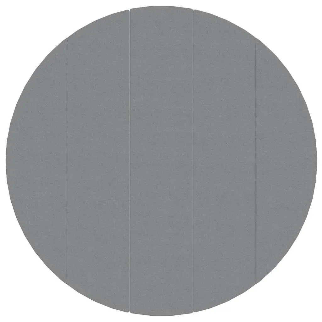 Pool Ground Cloth Protective Geotextile Liner Ø550cm Light Grey 5 Piece
