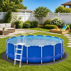 Reliable Grey Ø306cm Pool Ground Cloth – Quality Protection