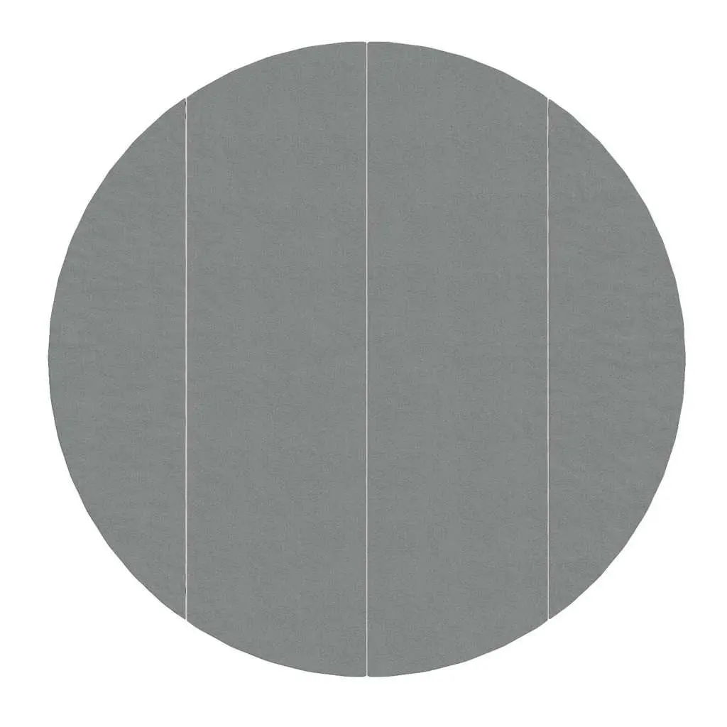 Pool Ground Cloth Light Grey Ø458 cm Polyester Geotextile Protective Liner