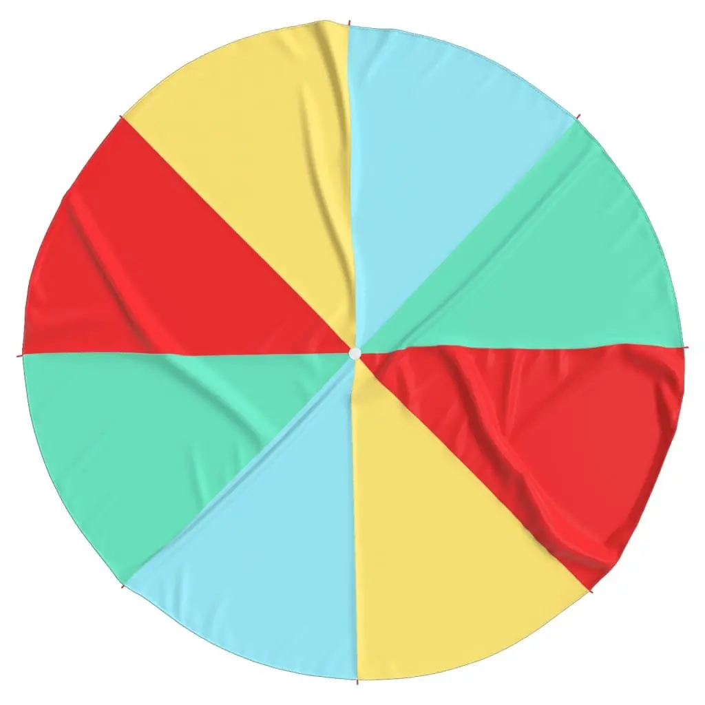 Play Parachute Group Activity Game 3.5m Diameter Rainbow Colours