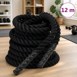 Battle Rope 12m Functional Training Cardio Exercise Fitness Workout Strength