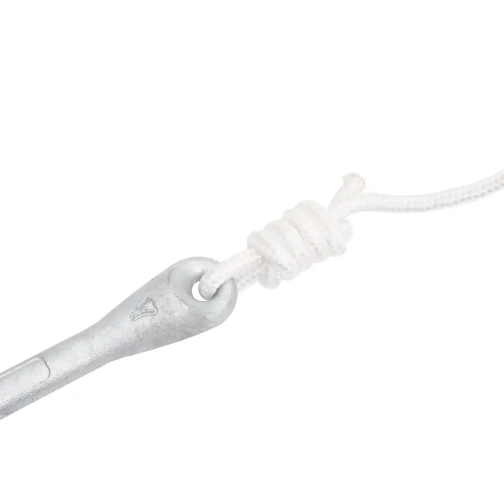 Folding Anchor with Rope 4kg Grapnel Silver