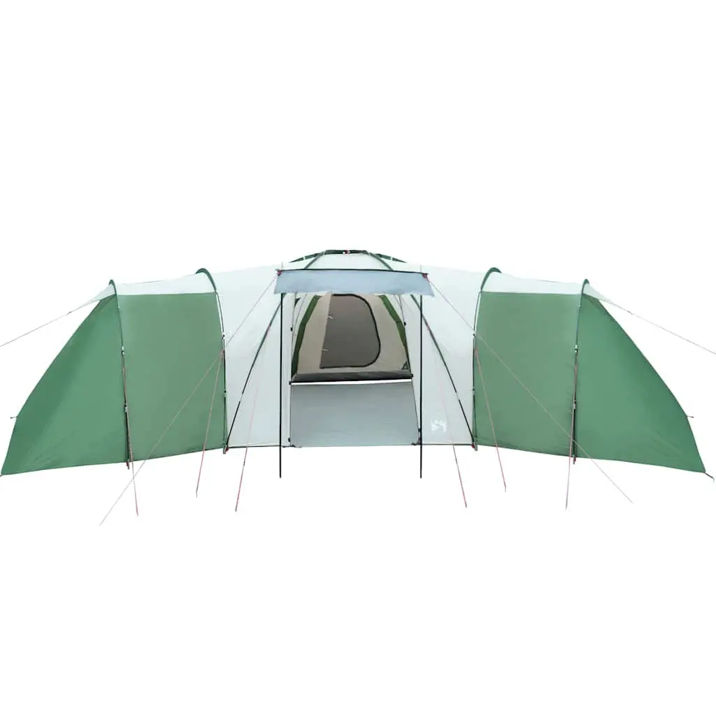 Dome Tent 12-Person Waterproof Camping Shelter Green