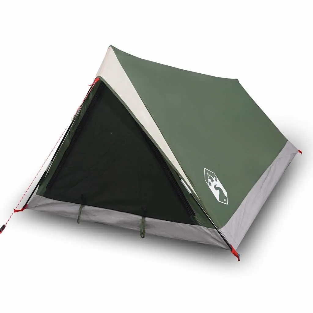 2 Person Camping Tent Waterproof Green Mosquito Protection Easy Setup Portable