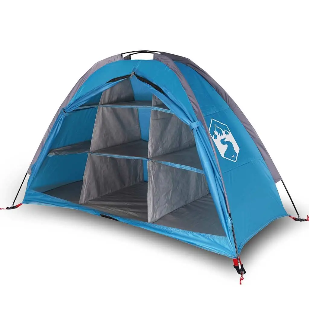 Storage Tent Organiser 9 Compartments Waterproof Blue Portable Camping