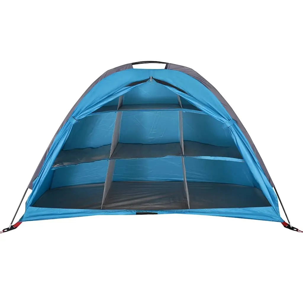 Storage Tent Organiser 9 Compartments Waterproof Blue Portable Camping