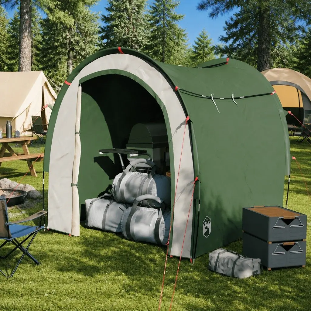 Storage Tent Green Waterproof Camping Outdoor Portable Fibreglass