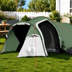 Reliable 3-Person Green Tunnel Tent for Comfort