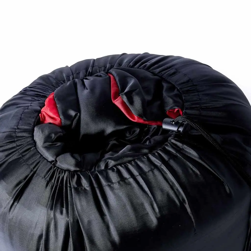 Double Sleeping Bag with Pillows Camping Hiking 3-4 Seasons Red