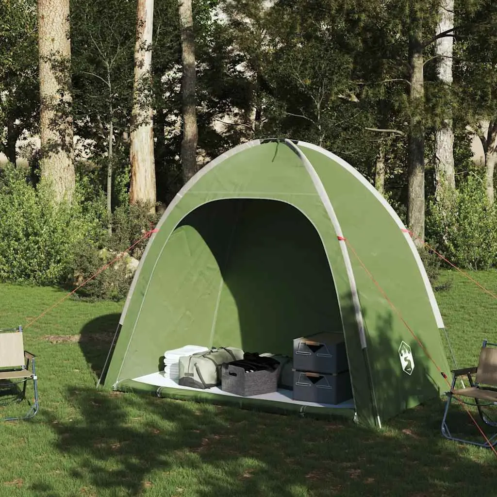 Storage Tent Waterproof Green Portable Camping Hiking Fibreglass Poles