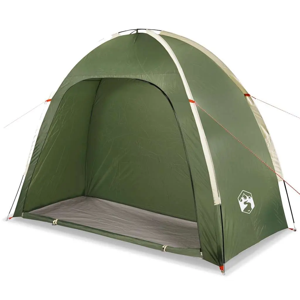 Storage Tent Waterproof Green Portable Camping Hiking Fibreglass Poles