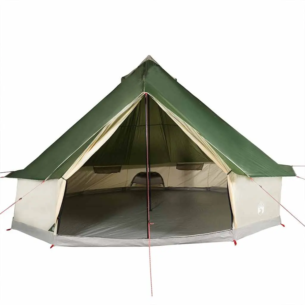 Camping Tent 6 Person Tipi Green Waterproof Portable Outdoor Shelter