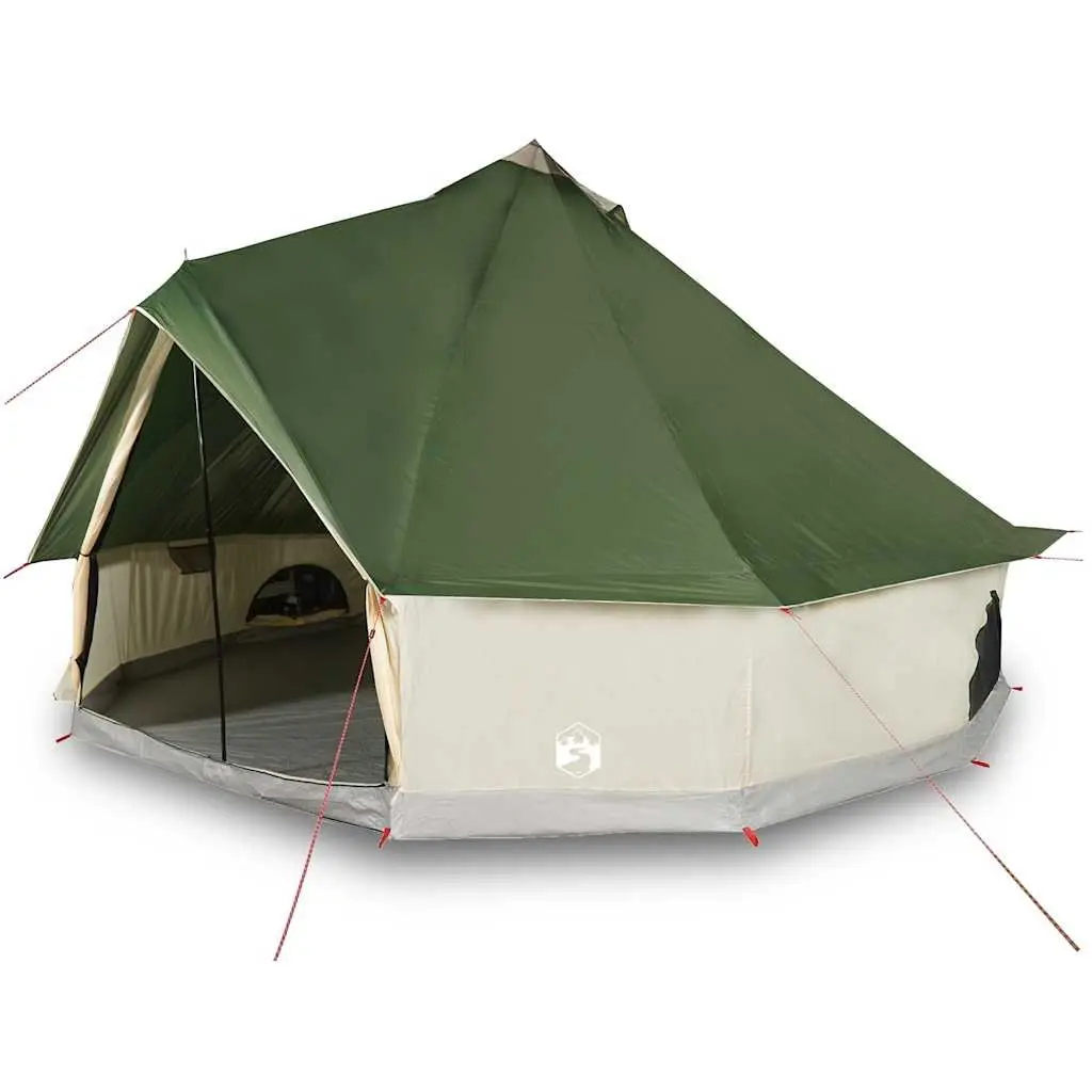 Camping Tent 6 Person Tipi Green Waterproof Portable Outdoor Shelter