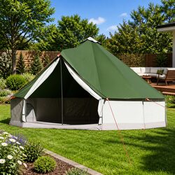Comfortable Family Camping Tent - 12-Person Tipi Design