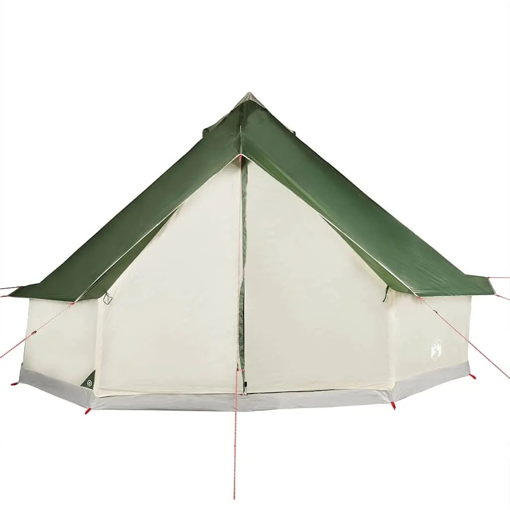10 Person Tipi Tent Green Waterproof Camping Shelter