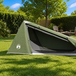 Comfortable 1-Person Tunnel Tent for Outdoor Use