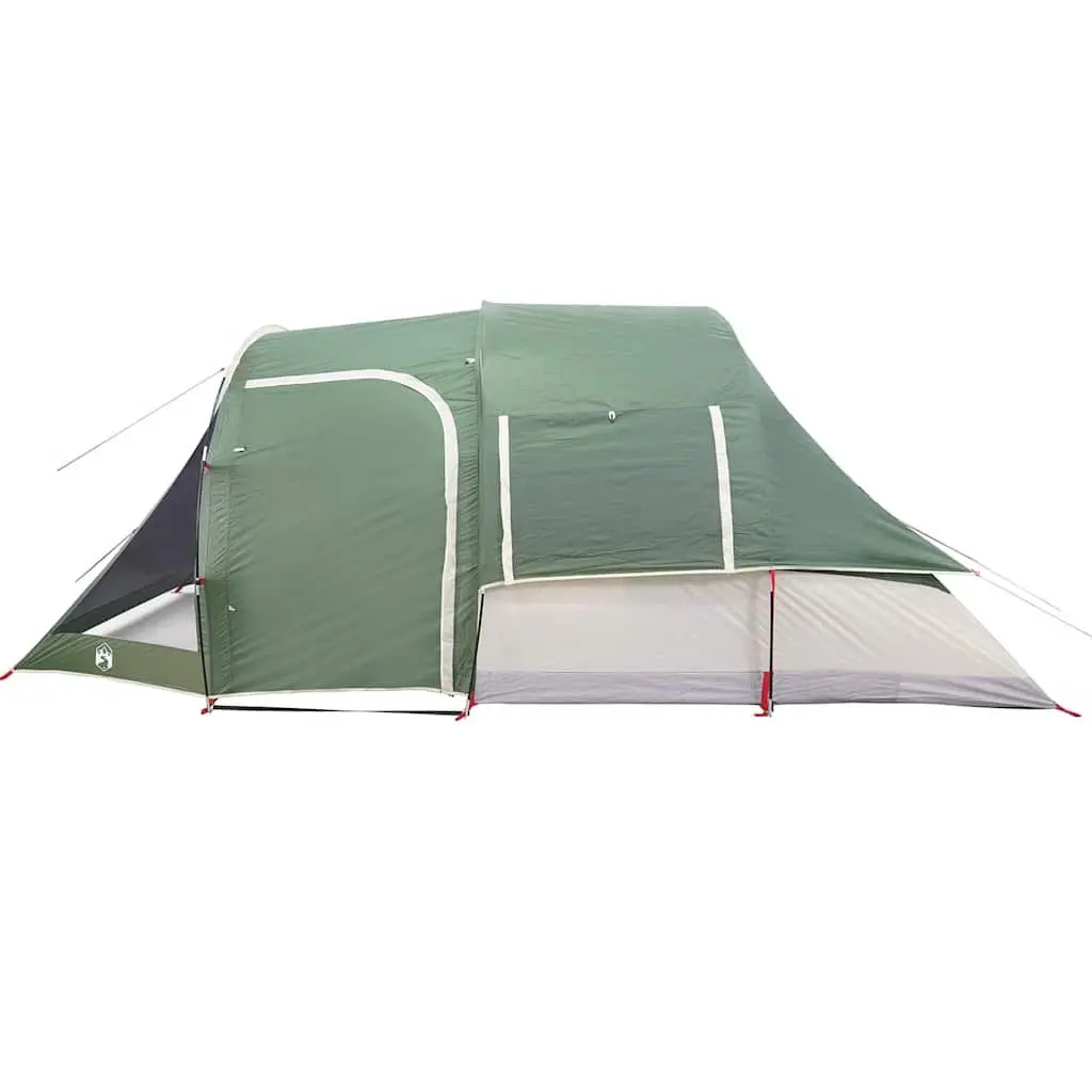 Camping Tent Tunnel 4-Person Waterproof Green Fibreglass Easy Setup