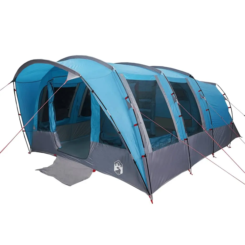 Tunnel Tent 8-Person Camping Outdoor Waterproof Blue