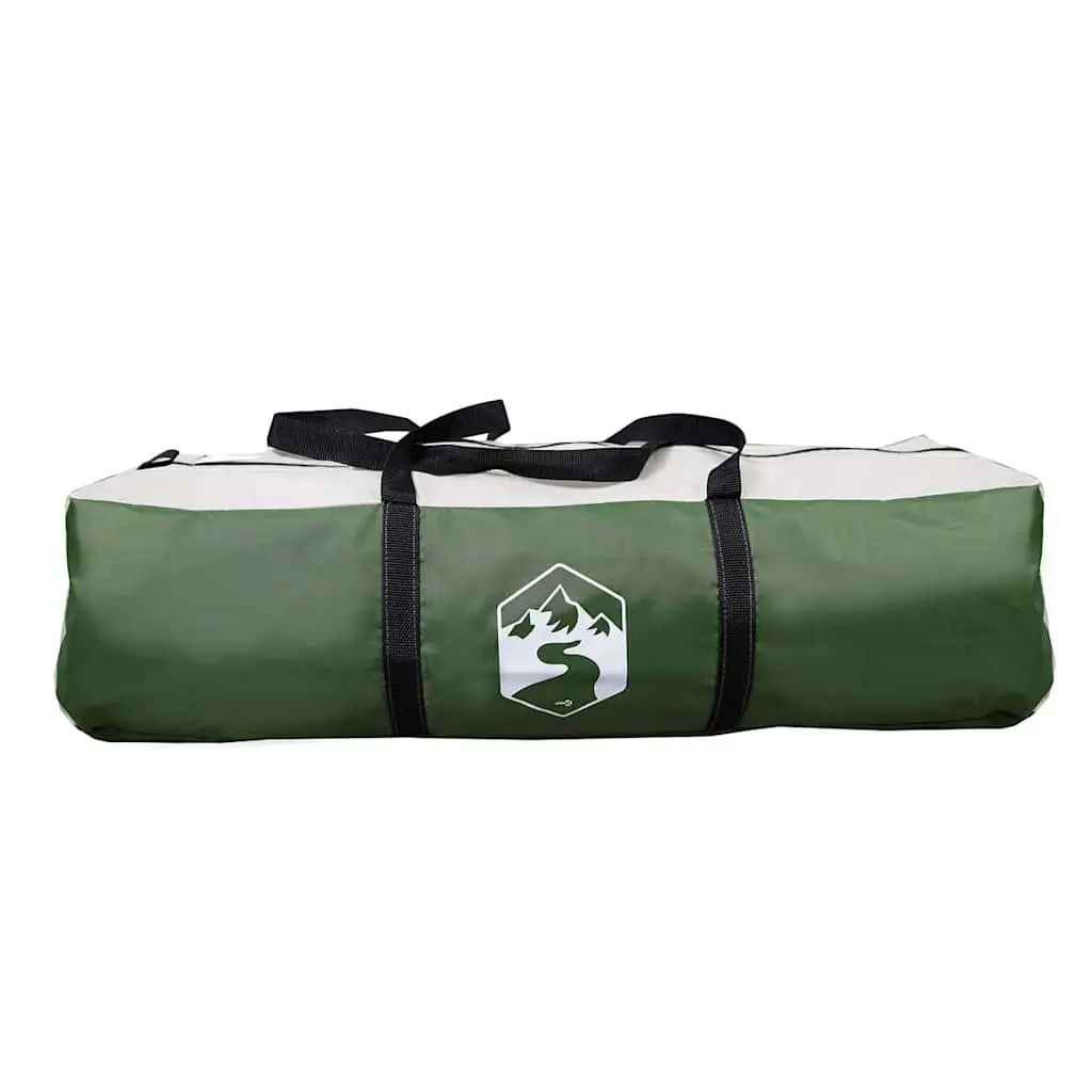 Tunnel Tent 8-Person Waterproof Green Camping Hiking Shelter